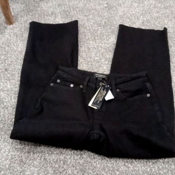 Banana Republic Ultra High rise straight fit Black Jean size 25/0 NWT - Picture 4 of 5